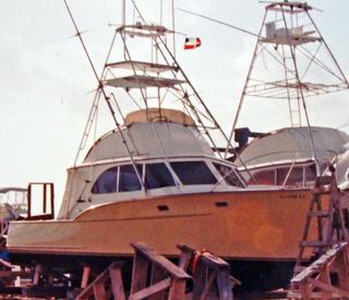 M T Pockets (hull #42) launched in 1960