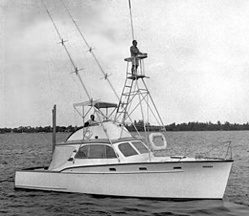 Bimini Babe (hull #13) launched in 1954