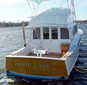 Proud Lady (hull #25) launched in 1957