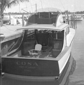 Cosa (hull #17) launched in 1955