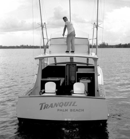 Tranquil (hull #24) launched in 1956