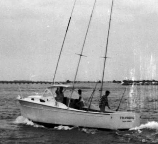 Tranquil (hull #4) launched in 1949