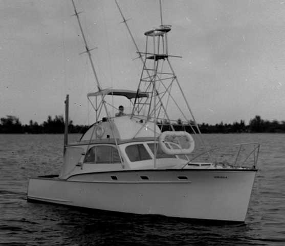 Bimini Babe (hull #13) launched in 1954