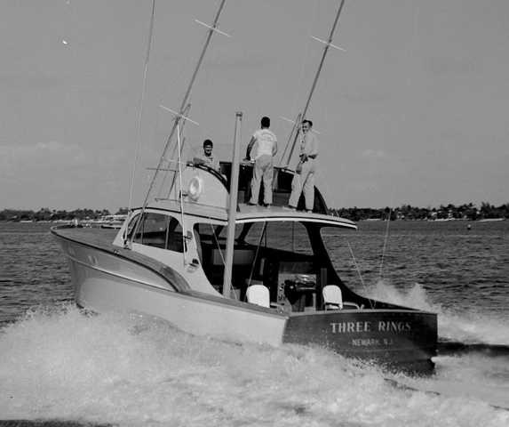 Three Rings (hull #20) launched in 1955