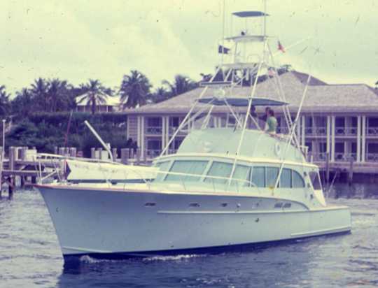 Una Mas (hull #63) launched in 1966